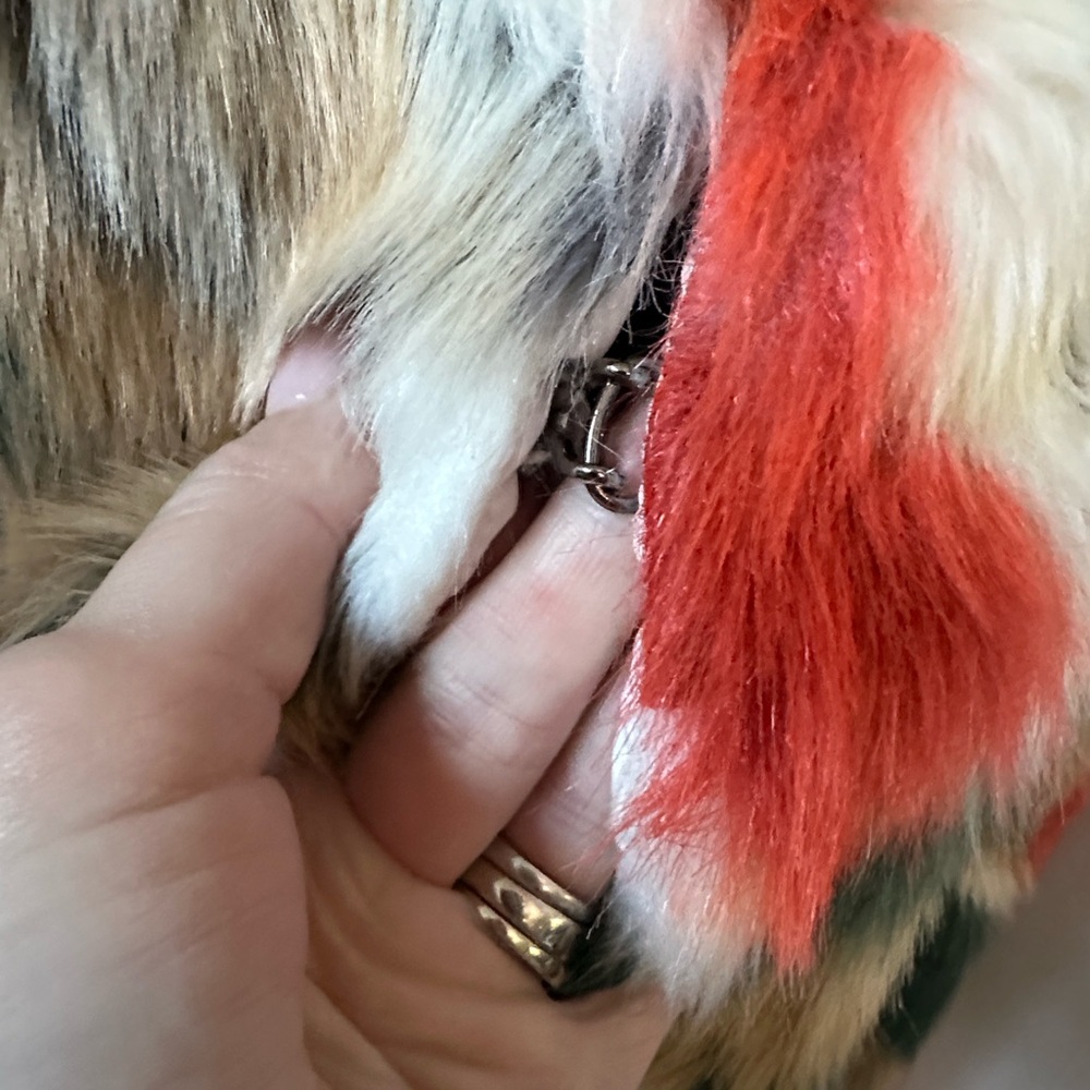 Hot & Delicious Colorful Faux Fur Jacket large - Picture 5 of 16